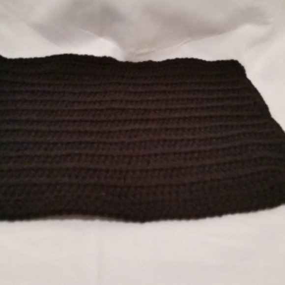 Crochet Hunter Green Three Piece Wash Cloth Set/New - Picture 2 of 5